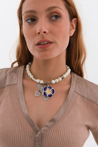 Charm Flor Hawaii violeta