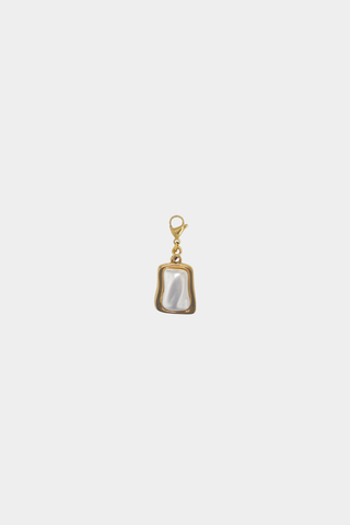 Square Pearl Charm