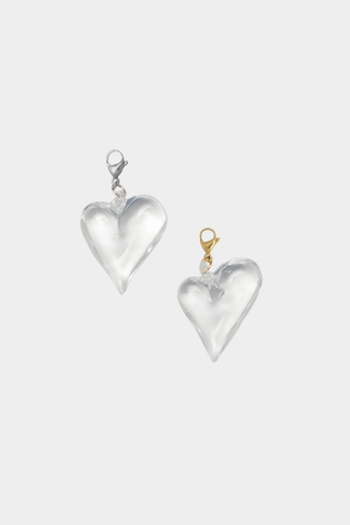 Transparent Heart Charm
