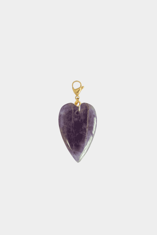 Charm Corazón amatista