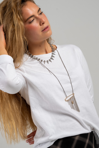 Collar Imperdible Bicolor