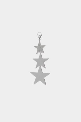 Charm Triple Estrella Plata