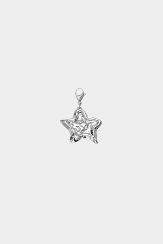 Charm Estrella Textura Plata