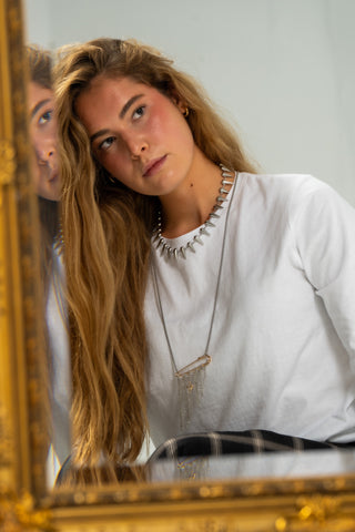 Collar Púa Plata