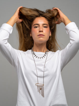 Collar Imperdible Bicolor