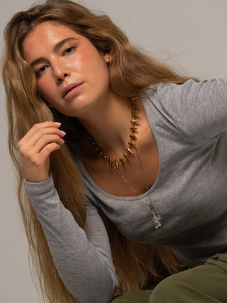Collar Púa Oro